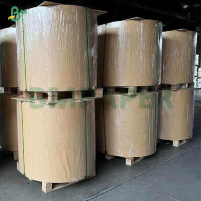 70g 80g Kahverengi Tek Yanlı Parlak Çizilmiş Kraft Kağıt Gıda ambalajı için