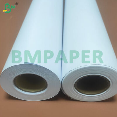 80 Gsm 2 inç 3 inç çekirdek boyutu Beyaz CAD Plotter Kağıt rulları
