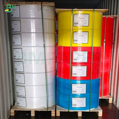 76 gram CB CFB CF NCR Offset Karbonsuz Kağıt Siyah Resim 1/2 " 19" Genişliği