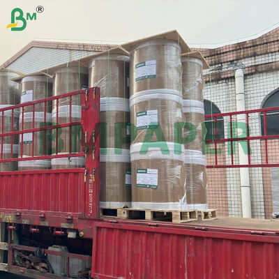 Mumlu Kaplamalı Parlak Mango Yetiştirme Torbası Kağıdı Siyah Arka Malzeme 56gsm