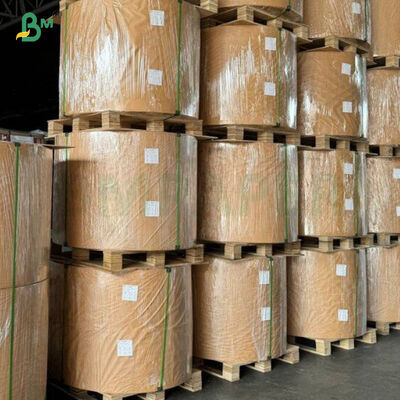 40gm + 10gm Petrol geçirmez tek taraflı parlak PE kaplı kağıt Gıda ambalajı için