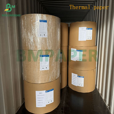 1000mm Genişliğinde 60gsm 65gsm Yazdırılabilir Termal Kağıt Sinema Bileti İçin