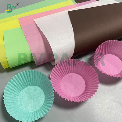40g 50g Beyaz Kahve Pembe Yağ geçirmez Pastırma Parşömen Cupcake Liner Kağıt