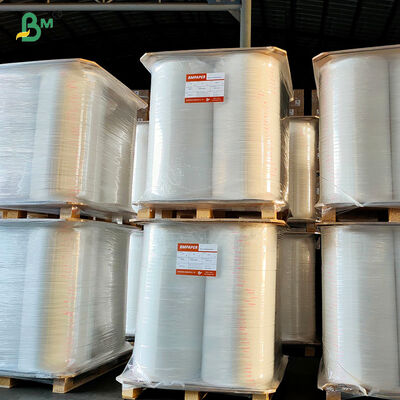 28 gram Gıda Kaliteli Beyaz Saman Kaplama Kağıdı 32mm 35mm 37mm Genişliği