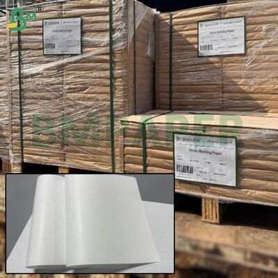 35gsm 38gsm Makine Cilalı Ağartılmış Kraft Kağıt Tek Taraflı Parlak Kağıt Yaprakları 30cm x 60cm