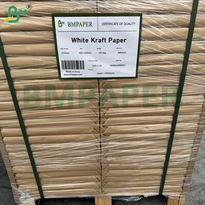 35gsm 38gsm Makine Cilalı Ağartılmış Kraft Kağıt Tek Taraflı Parlak Kağıt Yaprakları 30cm x 60cm