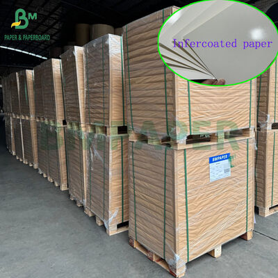 300gm 350gm Gıda sınıfı Beyaz Kaplı Kağıt Öğle yemeği Kutusu 70 x 100cm