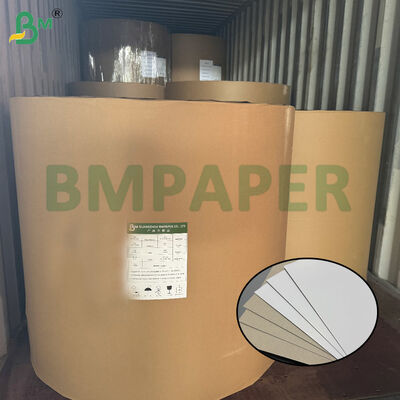 Sert Ambalaj İçin 300g Beyaz Ön Gri Arka Dubleks Karton 70cm 115cm 120cm Rulolar