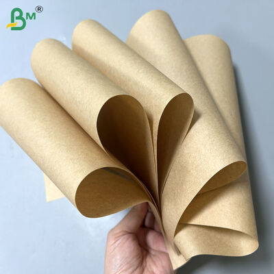 60gsm 70gsm Margarin İçin Kahverengi Yağ Korumalı Kağıt 1000mm 1100mm