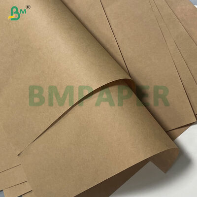 Kağıt Torba Yapımı İçin% 100 Bakire Odun Hamuru 75gsm 80gsm 85gsm Kahverengi Kraft Astar Kağıdı