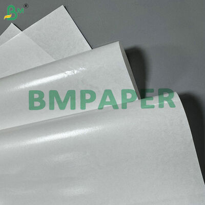 Su geçirmez ve Yağa Dayanıklı Gıda Sınıfı PE Kaplamalı 35gsm 40gsm Hamburger için Beyaz Kraft Kağıt Rulo Ambalaj Kağıdı