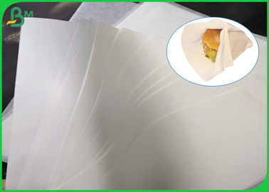 Gıda Derecesi FDA Sertifikalı MG Kraft Kağıdı 30gm 35gm 40gm Hamburger Sarma Kağıdı Paketleme için