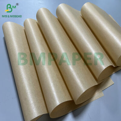 30gm 35gm 40gm Kahverengi Silikon Pişirme Kağıdı 75cm genişliğinde