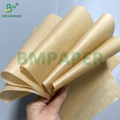 30gm 35gm 40gm Kahverengi Silikon Pişirme Kağıdı 75cm genişliğinde