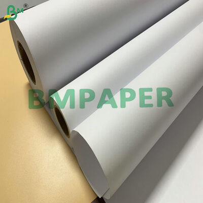 Yüksek Opaklık 20 lb Bond 36" x 300' Mühendislik Plotter Kağıt Rulosu CAD Baskı için Plan Kağıdı