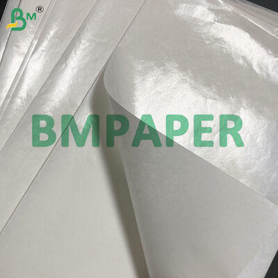 50gsm Çatal Bıçak Takımı Ambalaj Kağıdı 40g + 9g Poli-kaplamalı Beyaz Kraft Kağıt Sayfaları