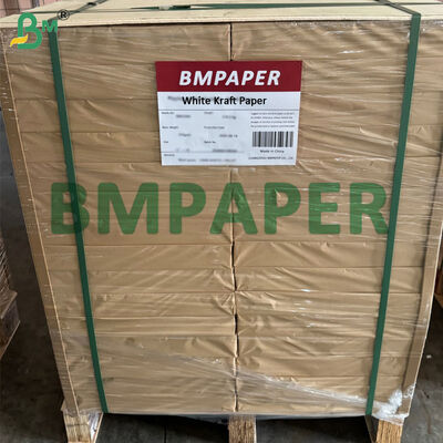 50gsm Çatal Bıçak Takımı Ambalaj Kağıdı 40g + 9g Poli-kaplamalı Beyaz Kraft Kağıt Sayfaları