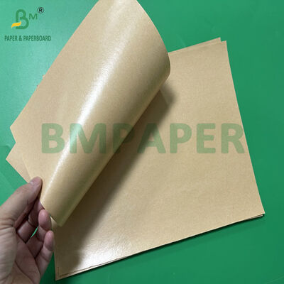 Gıda Sınıfı 40+9 Yemek giymeleri için poli kaplı kahverengi kraft kağıdı 800 mm 900 mm
