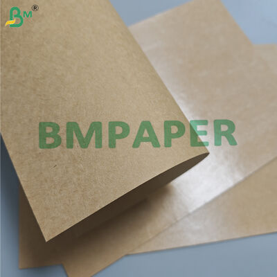 300gsm + 15g PE Kaplamalı Kahverengi Kraft Kağıt Sokak Yemek Tepsisi İçin Yağa dayanıklı 85cm