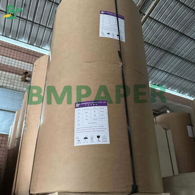 300gsm + 15g PE Kaplamalı Kahverengi Kraft Kağıt Sokak Yemek Tepsisi İçin Yağa dayanıklı 85cm