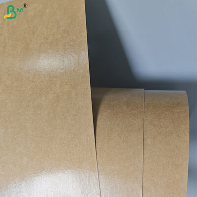 300gsm + 15g PE Kaplamalı Kahverengi Kraft Kağıt Sokak Yemek Tepsisi İçin Yağa dayanıklı 85cm