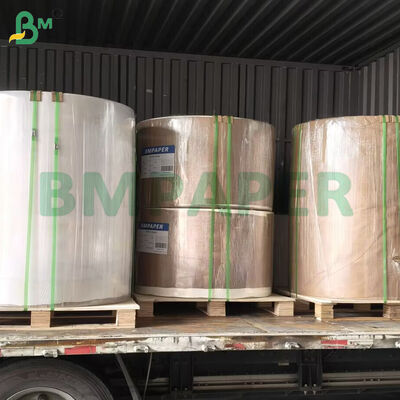 Ekmek kızartması için 40 gram beyaz silikon kaplı Jumbo kağıt ruloları