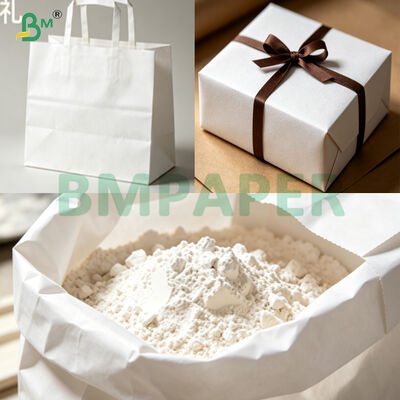 Gıda sınıfı bakire beyaz kraft kağıdı 40gm-150gm çanta yapmak için