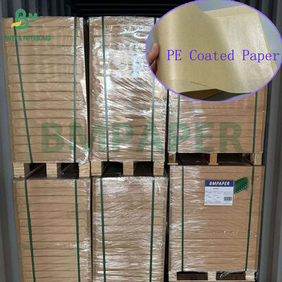 Yağa dayanıklılık 30gsm + 15PE kaplı kağıt kaplama ambalajı için 70 x 100cm