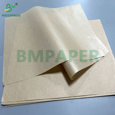 Yağa dayanıklılık 30gsm + 15PE kaplı kağıt kaplama ambalajı için 70 x 100cm