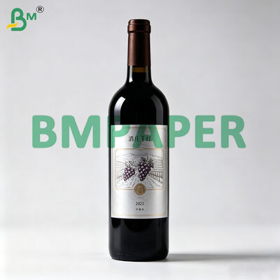 70gm Metallized Wet Strength Paper For Beer Wine Etiketi 1040mm X 730mm