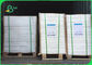 Kağıt Tabak Hammadde FSC PE Kaplamalı Kahverengi Kraft Düz Kağıt 700mm Rulo