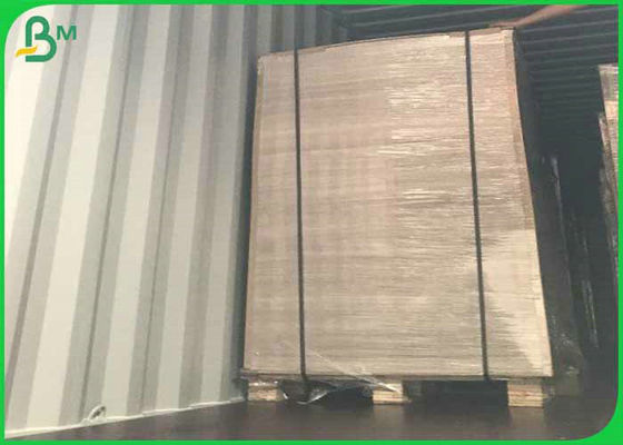 Geri dönüştürülmüş Pulp Gri Chipboard Kağıdı 70*100cm 1mm 1.5mm 2mm Paketleme için Gri Karton Yapraklar