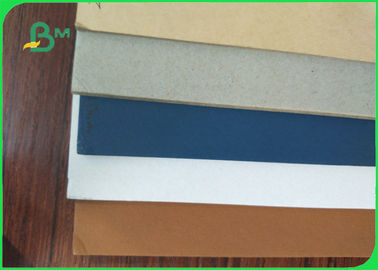 1mm 1.5mm 2mm Gri Çipboard Kağıt Yaprakları Siyah Laminasyonlu Gri Karton