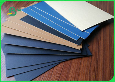 1mm 1.5mm 2mm Gri Çipboard Kağıt Yaprakları Siyah Laminasyonlu Gri Karton