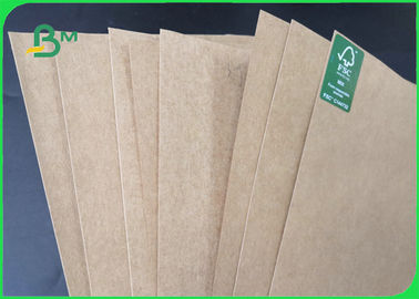 250 - 450gm Doğal Kahverengi El Yapımı Liner Karton Kağıdı Alışveriş için 70 * 100cm