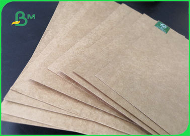 250 - 450gm Doğal Kahverengi El Yapımı Liner Karton Kağıdı Alışveriş için 70 * 100cm