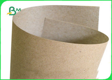 250 / 300 / 300gm İyi Dayanıklılık Yüzeyi Parlak Kraft Kağıt Rulo Paketleme