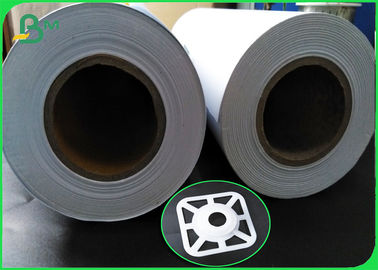 75 - 100gm açık kağıt mürekkep püskürtücü CAD çizim kağıdı 24 inç x 150ft çekirdek 2 inç