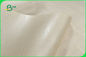 100% Saf MG Kahverengi Kraft Kağıt Rulo 32 ila 60gsm Sarma Gıda FDA FSC ISO