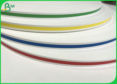 Parçalanabilir 14 MM 15 MM Dilimli Baskılı Kraft Kağıt İçin Gıda Sınıfı Kağıt Straw