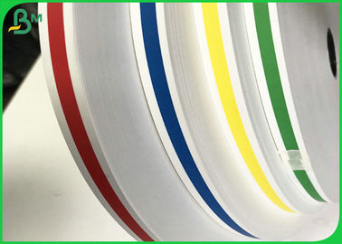 Parçalanabilir 14 MM 15 MM Dilimli Baskılı Kraft Kağıt İçin Gıda Sınıfı Kağıt Straw