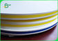 28gr 60gr Dilimli Kağıt Renkli Beyaz Gıda Sınıfı Kağıt Straw İçin FSC ve SGS Baskılı