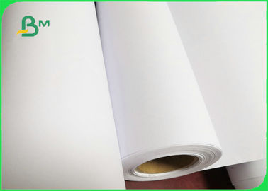 Geniş formatlı CAD 20# Mürekkep püskürtücüsü için Bond Kağıt Rulo 30' X 50yards