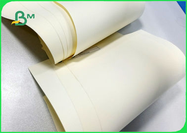 60 70 80gm Woodfree Kağıt / Offset Kağıt Krem veya Diğer Renkli Rulo