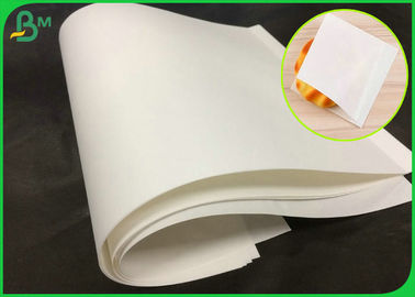 70GSM Doğal bakire beyaz kraft kağıt ruloları Alışveriş çantaları için