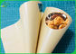Gıda Sarma İçin% 100 Yağlı PE Lamine Kahverengi Kraft Kağıt