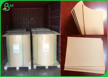 Temiz Gıda Satety Kahverengi Kraft Kağıt Ruloları Kek Yapma Paket Kutusu