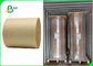 Paket servisi olan restoran gıda kutuları su geçirmez için 350gsm + 15g PE kaplı kahverengi Kraft kağıt