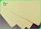Zarf Çevre Dostu için 70gsm Kahverengi Bambu Elyaf Kraft Ambalaj Kağıdı Rulosu