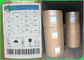 Zarf Çevre Dostu için 70gsm Kahverengi Bambu Elyaf Kraft Ambalaj Kağıdı Rulosu
